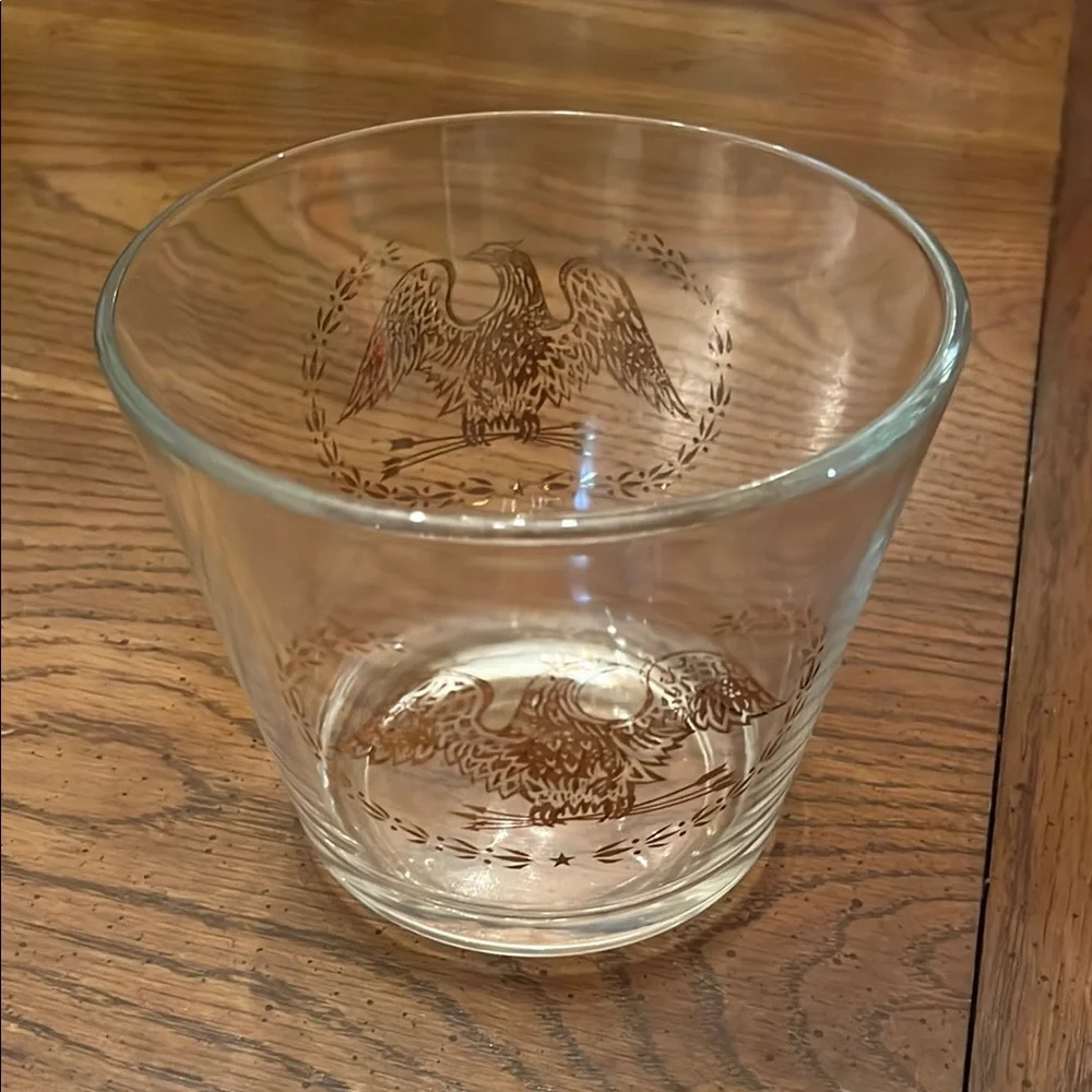 Vintage MCM Barware‎ Set with Ice Bucket and 4 Glasses